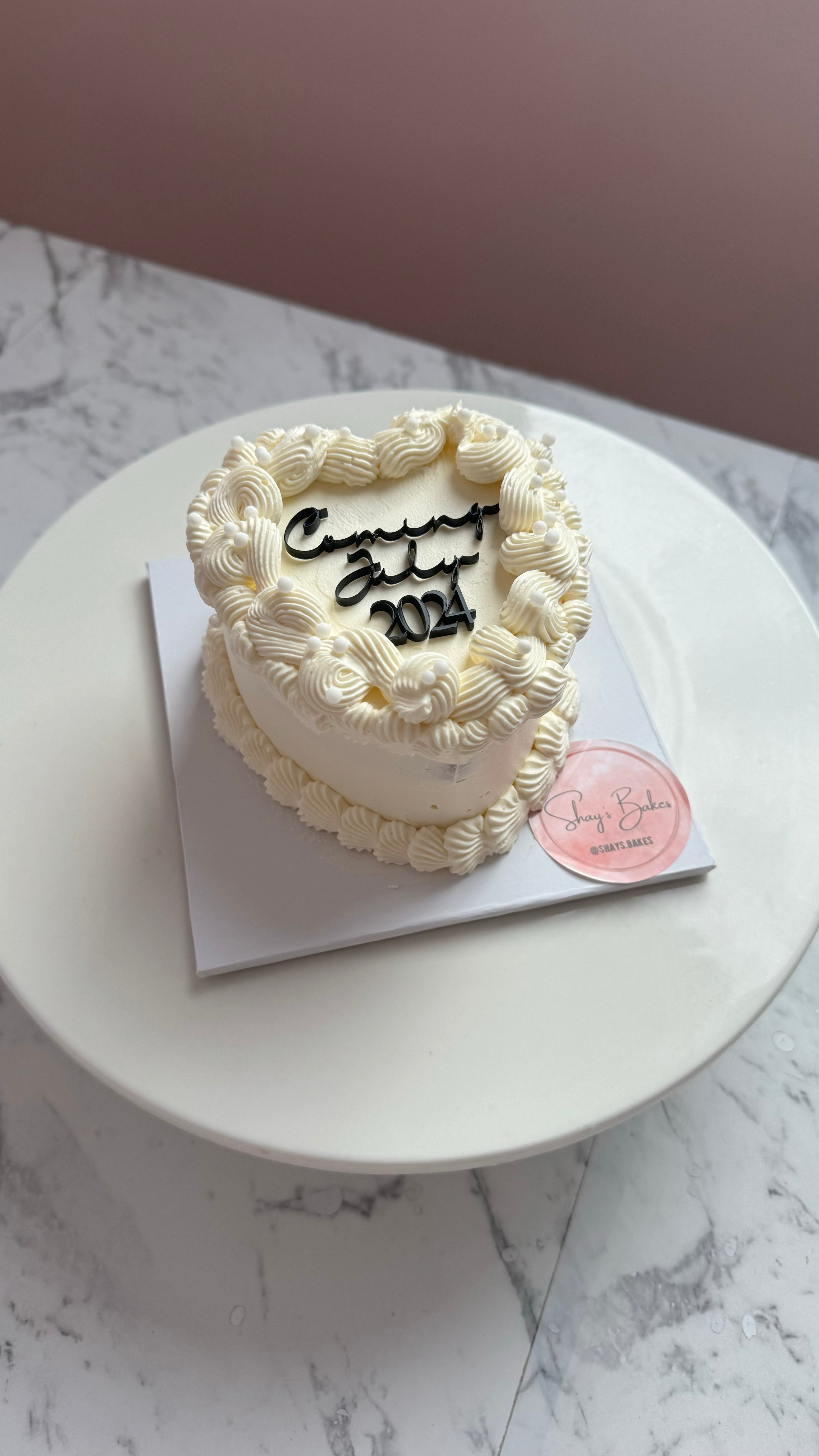 Gender Reveal Cake