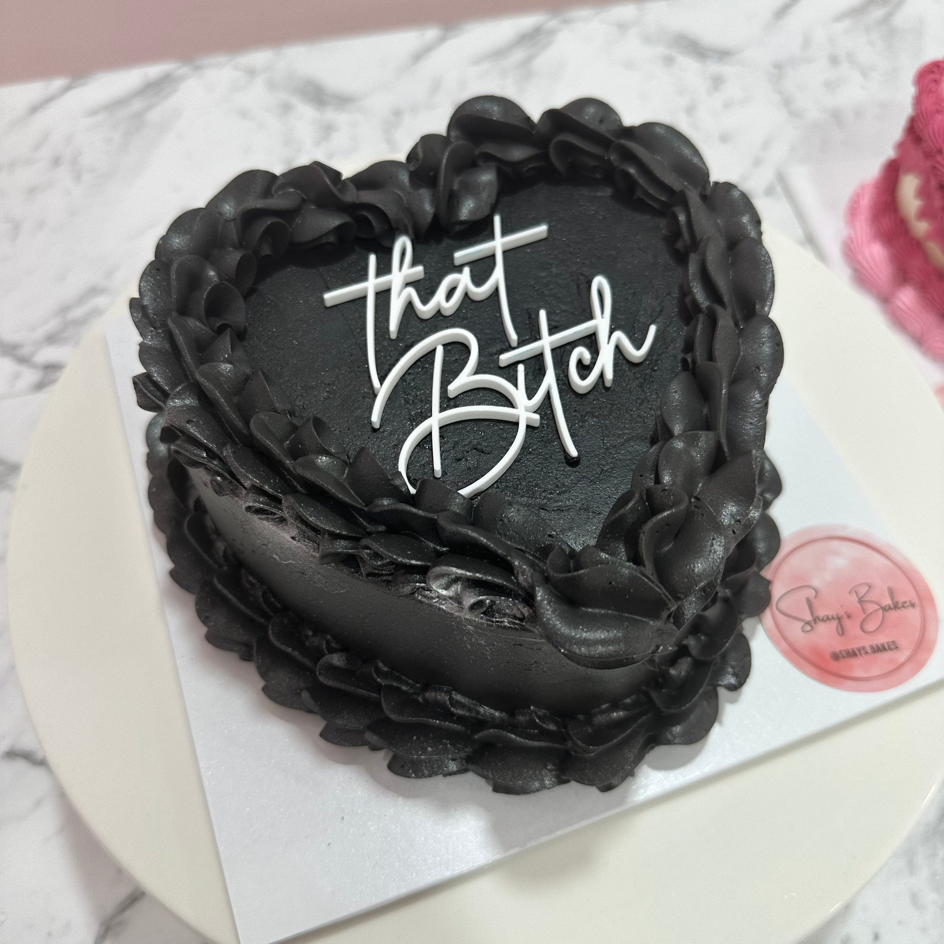 Retro Heart Cake