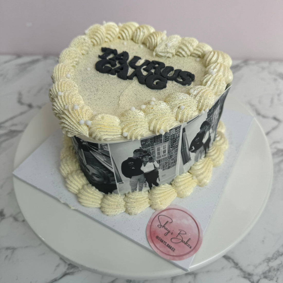 Round/Heart Cake Edible Image Reel Cake