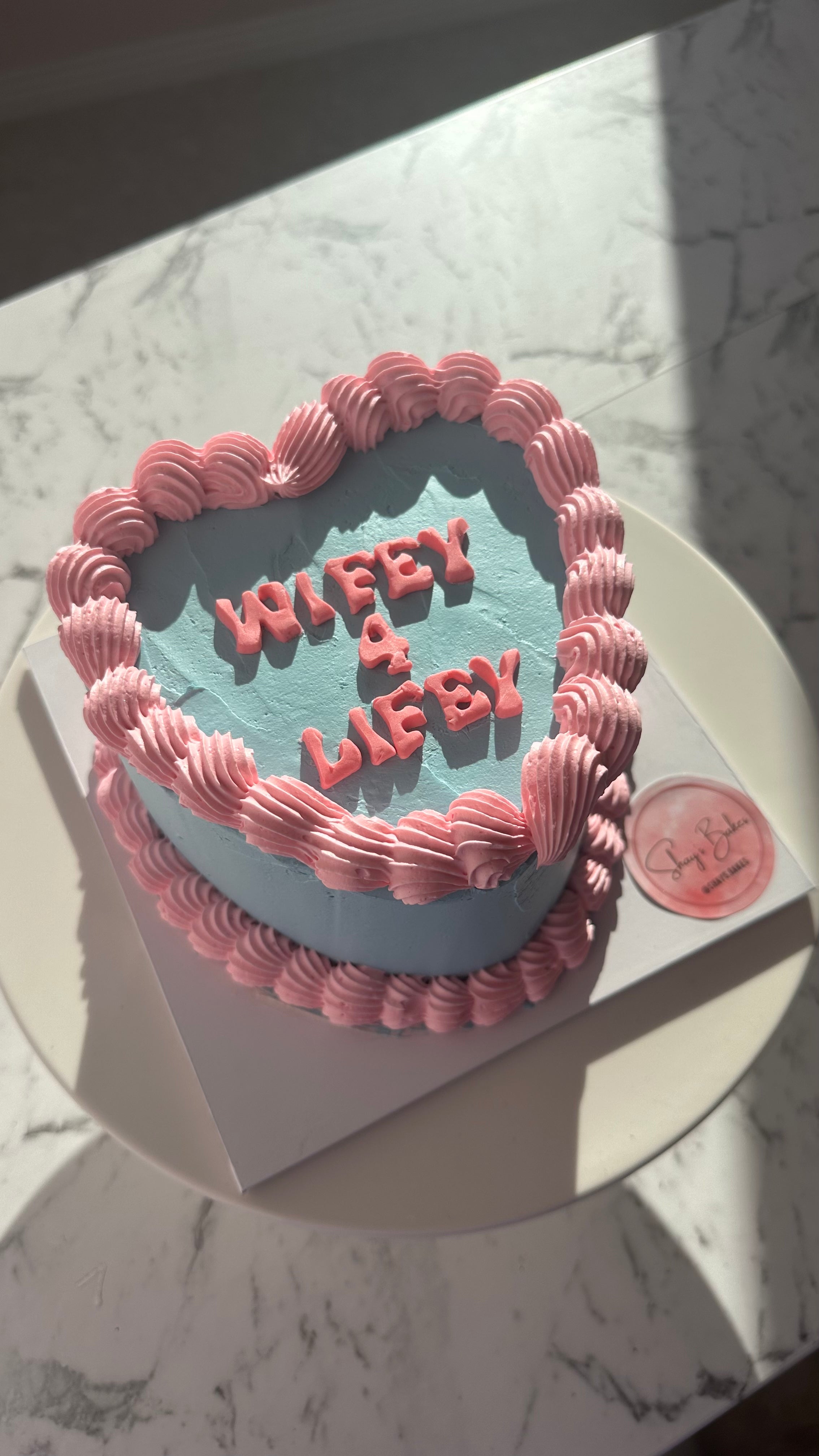 Vintage Heart Cake