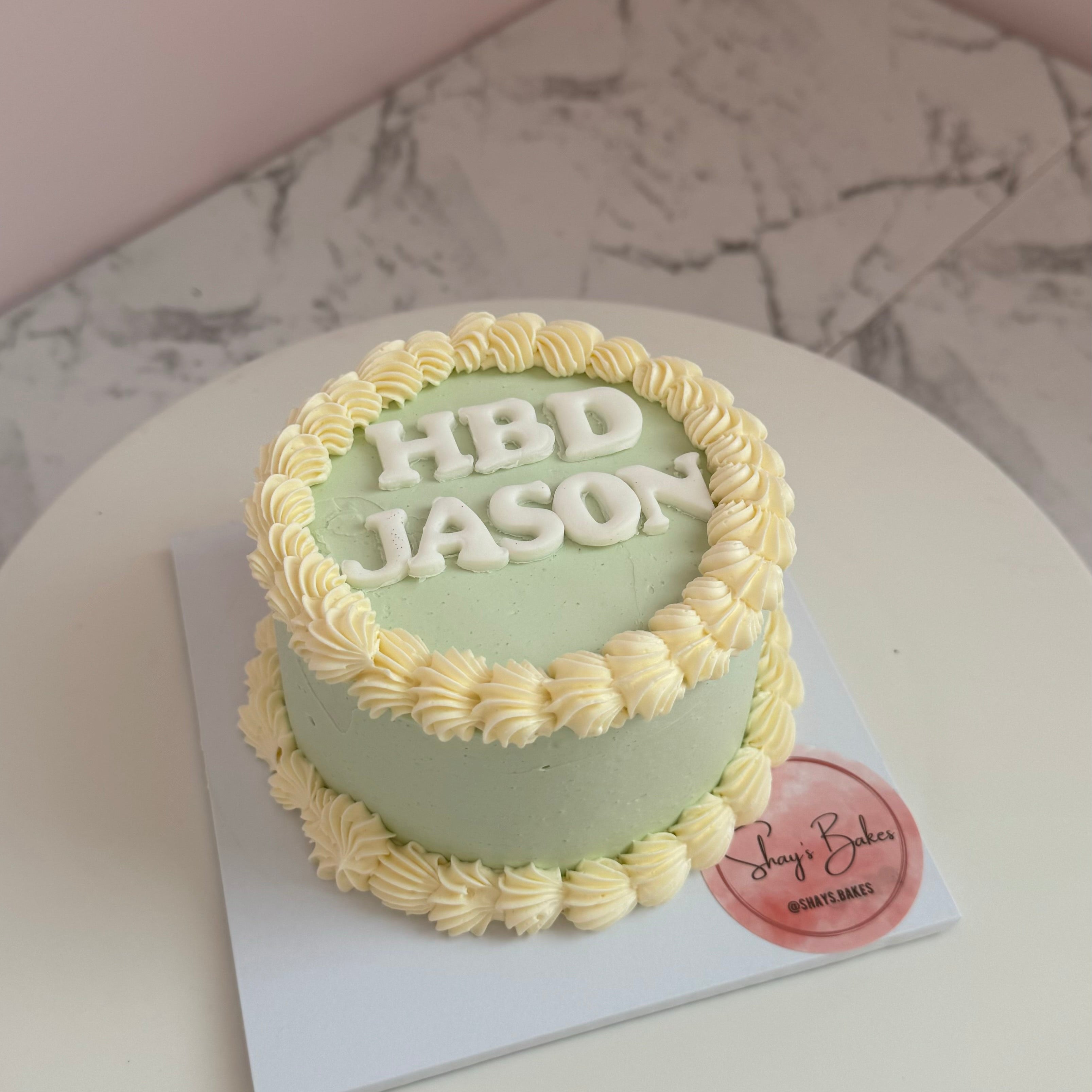 Vintage Round Cake