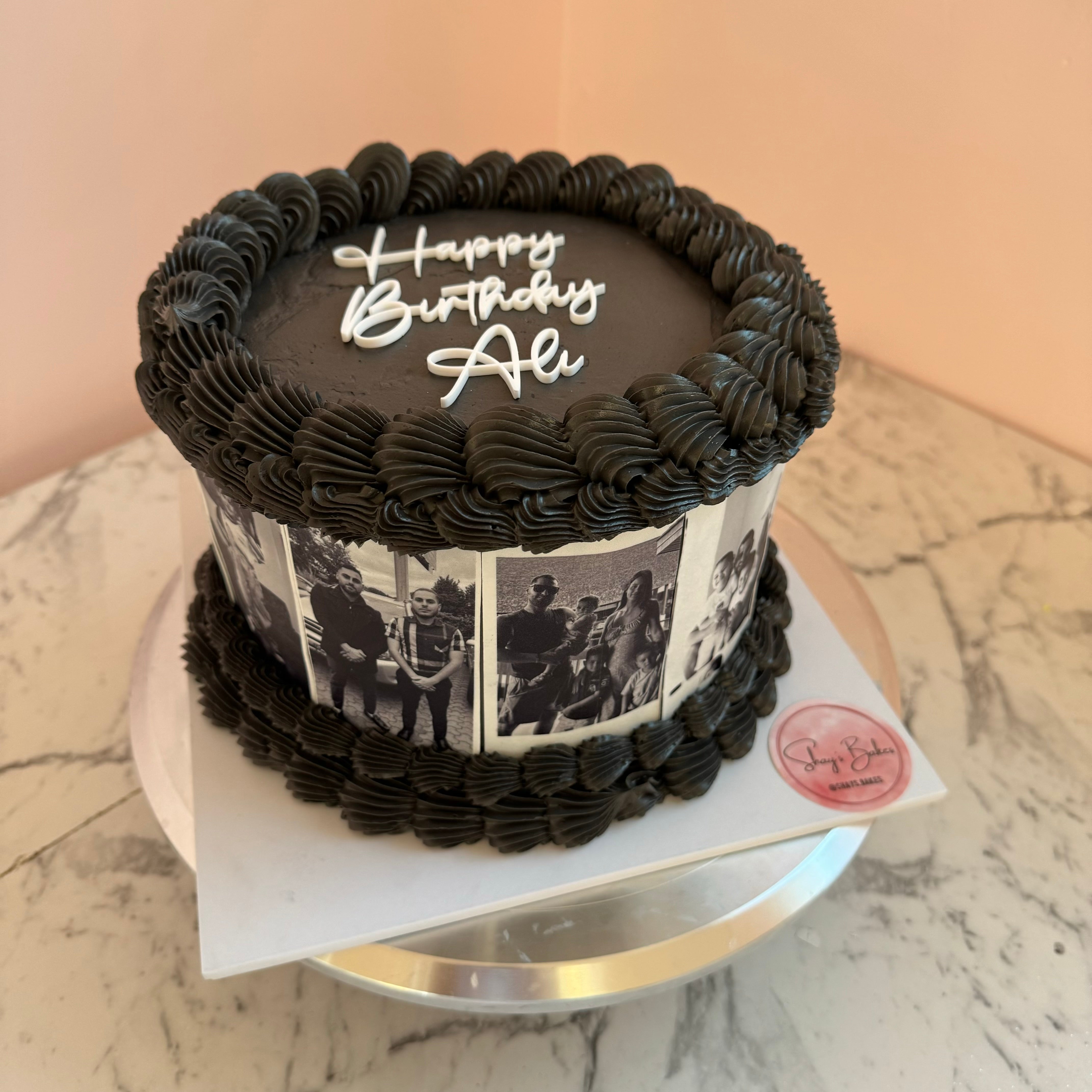 Round/Heart Cake Edible Image Reel Cake