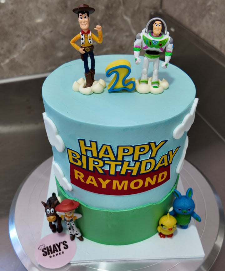 Toy Story Themed Birthday Cake