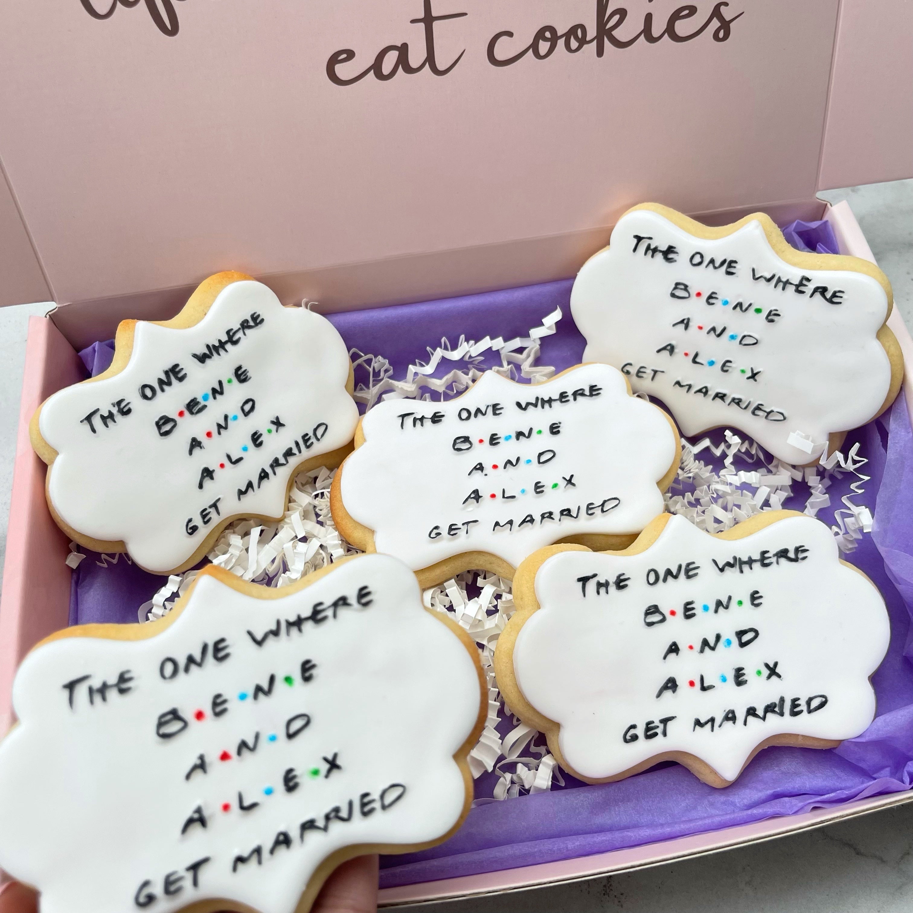 Friends Themed Custom Cookie